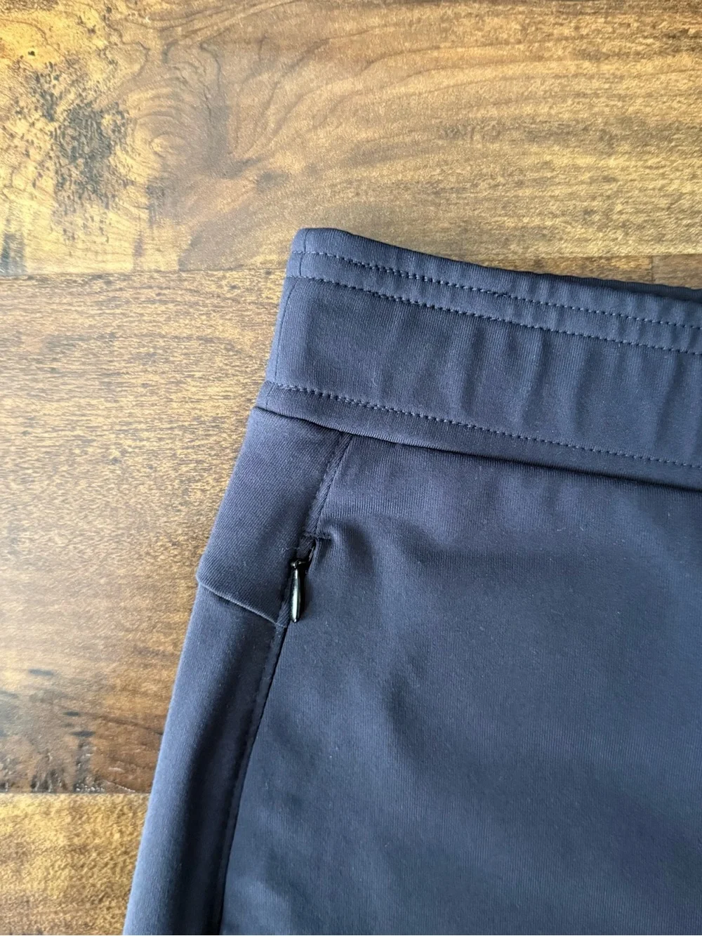 Dark Navy Performance Pants with Small Logo